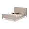 Baxton Studio Samson Light Beige Upholstered Full Size Platform Bed 135-7418 - alternate 3